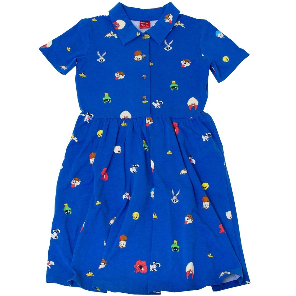 NWT Looney Tunes Cakeworthy Button Up Dress